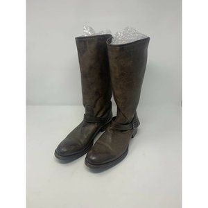 N.D.C. Womens Leather Under Knee High Boots Black Size 39.5 - 9